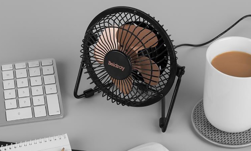 Image 3: Beldray USB Mini Fan or Desk Fan