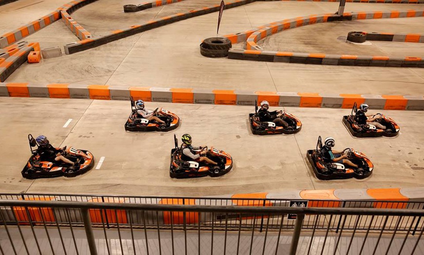 Image 5: Indoor Karting + Motion Simulator