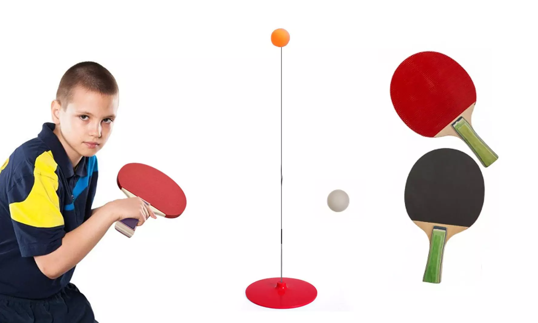 1 ou 2 sets d'entraînement de tennis de table - Primary Image