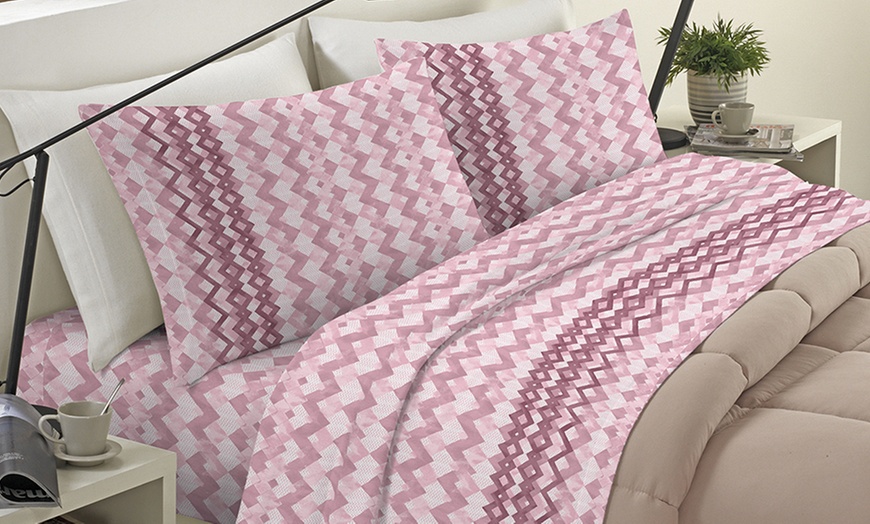 Image 11: Completo lenzuola in morbida e calda flanella Made in Italy