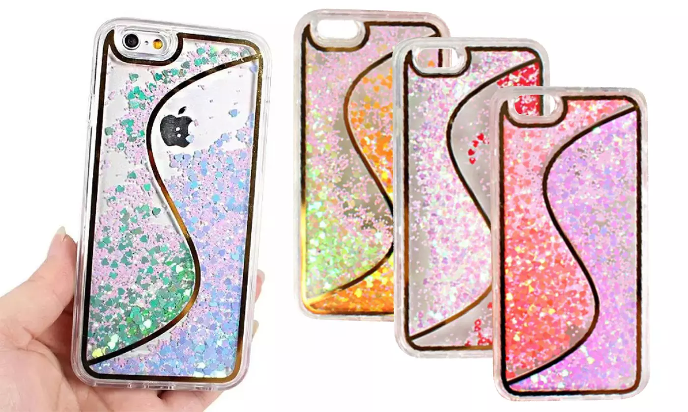 Liquid Glitter Quicksand Case for iPhone 5, 5s, 6, 6s, or 6Plus - Primary Image