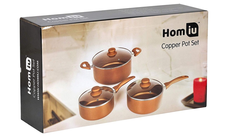 Image 11: Non-Stick Copper Pans