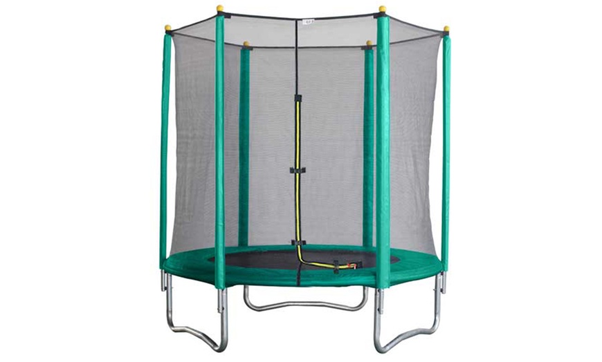 Image 2: Trampoline with Enclosure