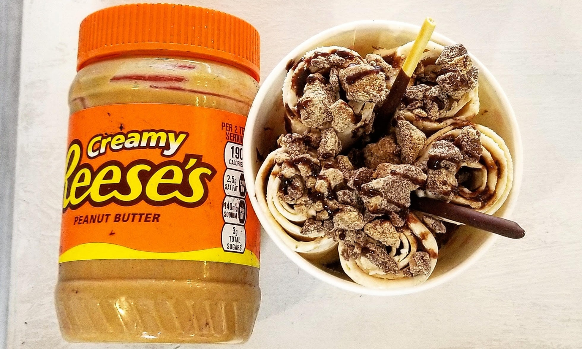 Create and enjoy your own rolled ice cream experience