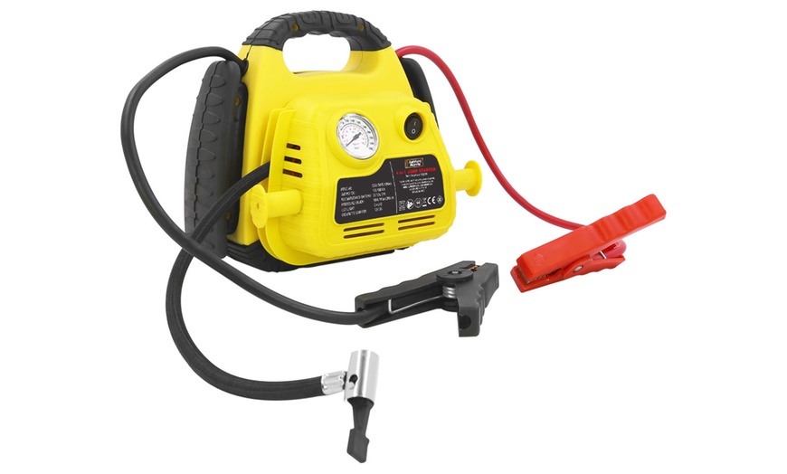 Image 2: Jump Starter with Air Compressor