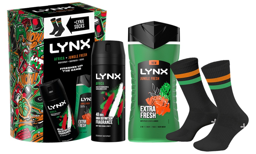 Image 1: Lynx Freshen up The Game Africa & Jungle Fresh Duo Gift Set