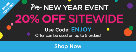 Pre-New Year Event: Save 20% OFF!