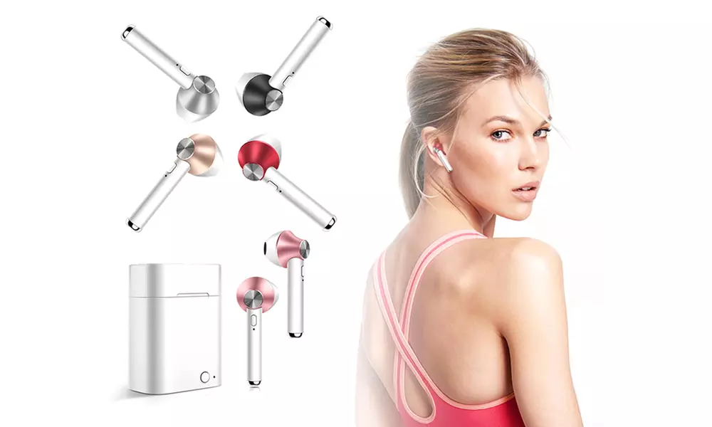 Écouteurs sans fil SonicPulse X12 avec étui de chargement, coloris au choix - Primary Image