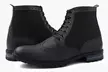 Redfoot Leder-Boots in Worker Style in Schwarz oder Braun - Second Medium