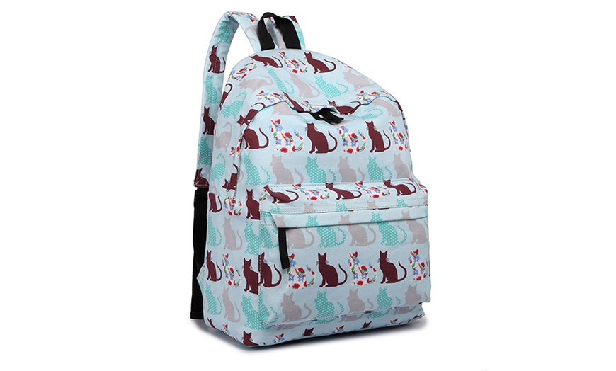 Image 10: Großer Rucksack mit Print