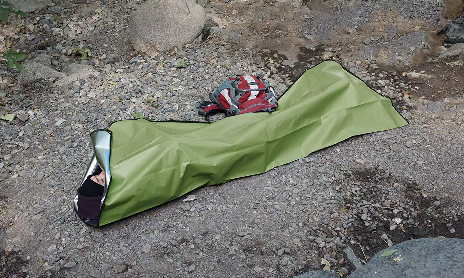 Thick Double-Sided 60"x82" Reflective Thermal Blanket - Primary Image