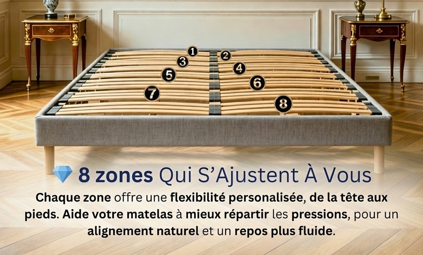 Image 7: Sommierà latte dynamique, fabriqué en Belgique, livraison incluse