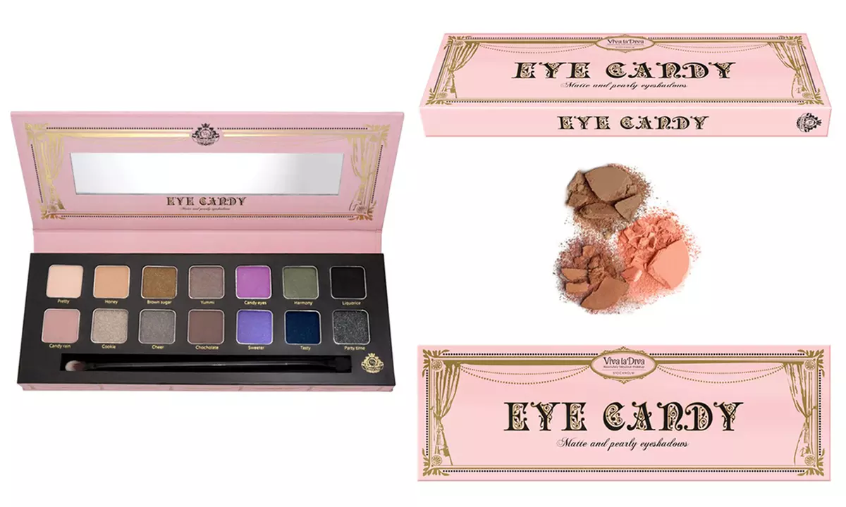Palettes d'ombres à paupières Eye Candy & Nudie de Viva la Diva - Second Medium