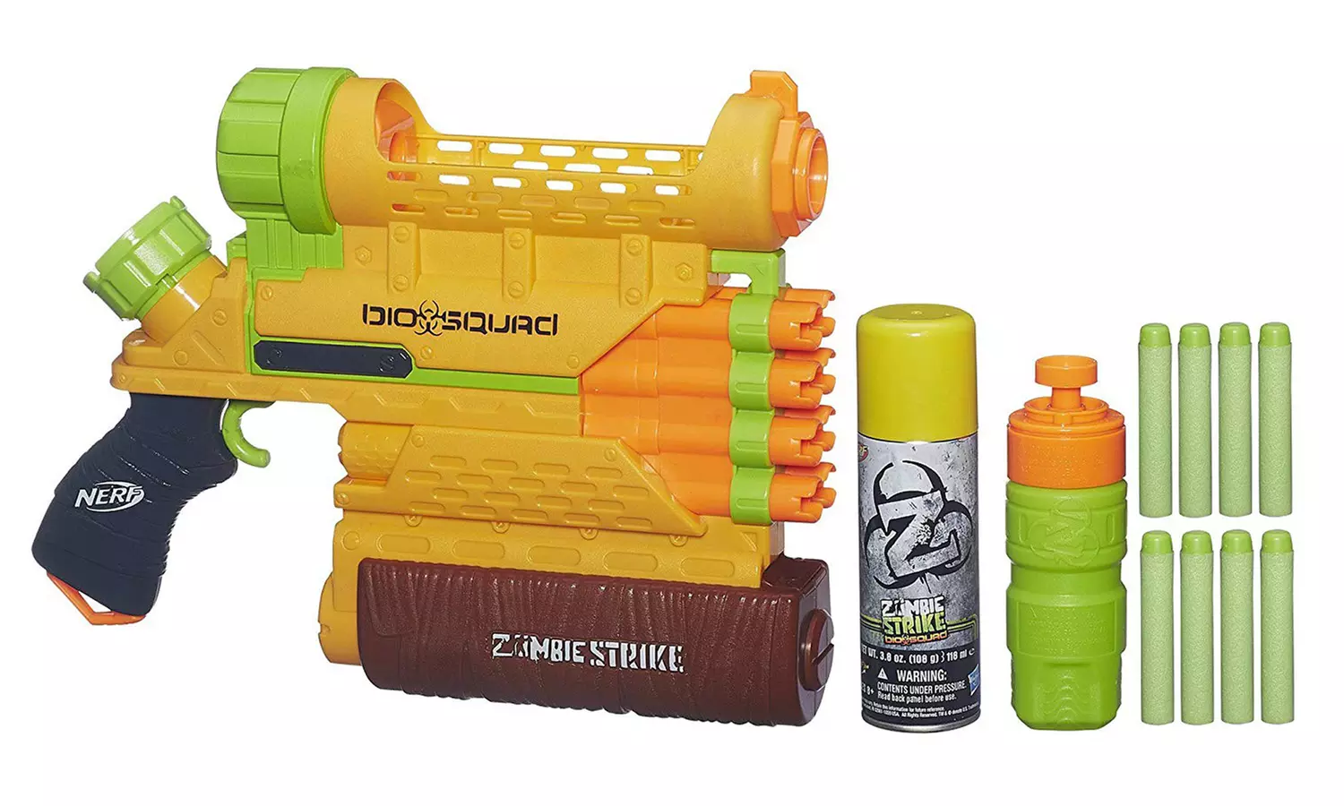 Nerf Zombie Strike Biosquad Zombie Abolisher ZR-800 Blaster - Primary Image