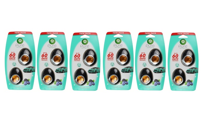 12x Air Wick Berries Car Fragrance