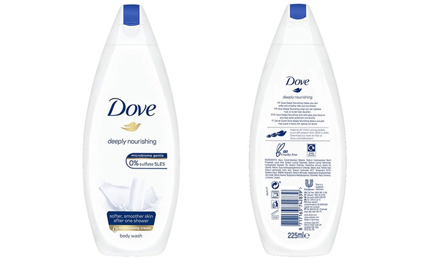 Image 19: Six Dove Cream Body Washes