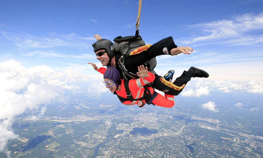 Tandem Skydive Jump - Pepperell Skydiving Center | Groupon