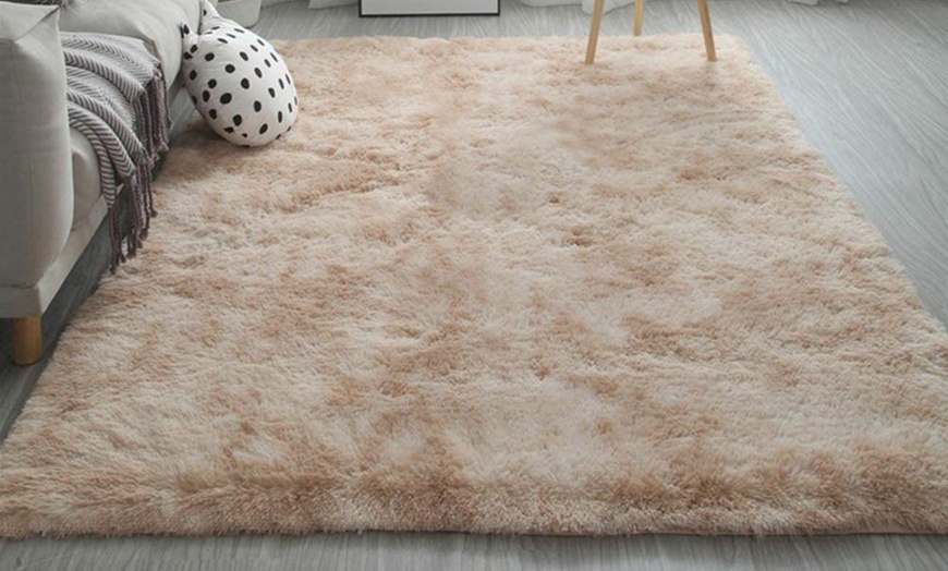 Image 10: Fluffy Soft Rug