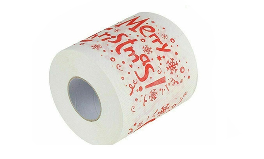 Christmas-Patterned Toilet Paper | Groupon Goods