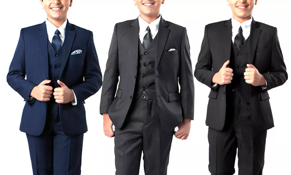 Kids' Tuxedos and Suits Set (4-, or 5-Piece) - Primary Image