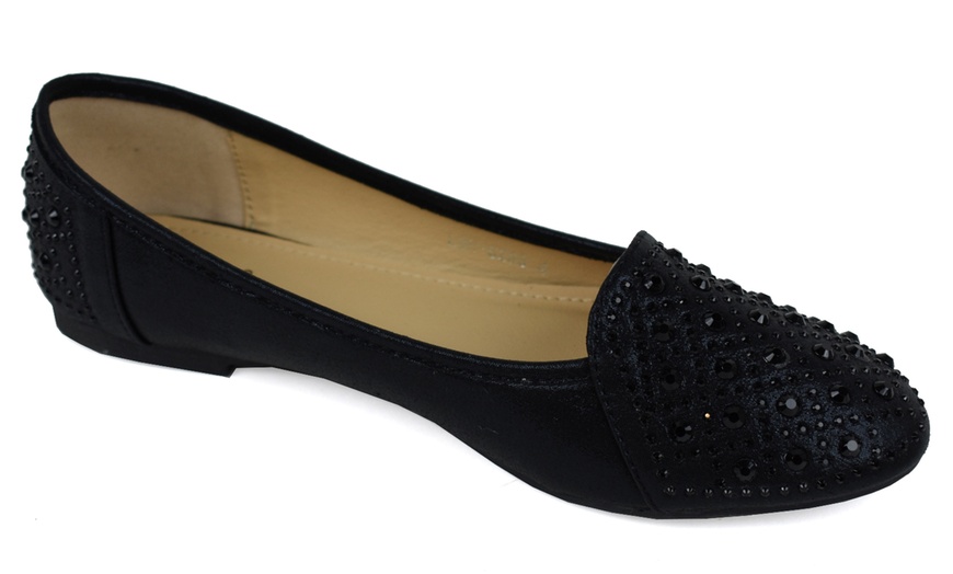 Image 12: Women's Summer Flat Pumps