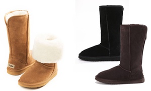 Women's Suede Tall Boots