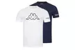 2er- oder 4er-Pack Kappa Herren-T-Shirt in Schwarz, Weiß oder Navy - Second Medium