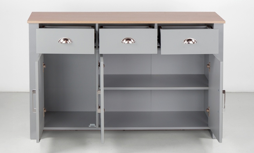 Image 7: Credenza Ginevra con 3 cassetti e 3 ante