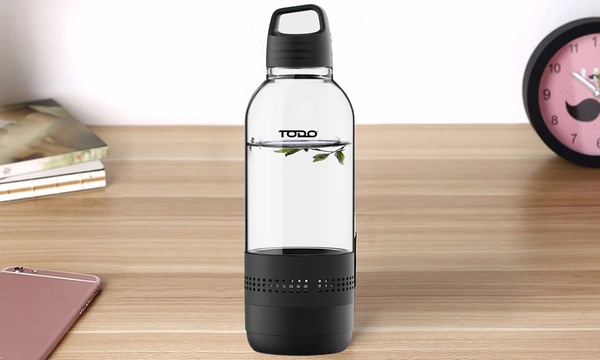 water bottle speaker