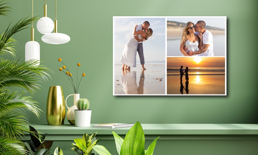 Image 3: Personalised Photo Collage Canvas from Decomatters