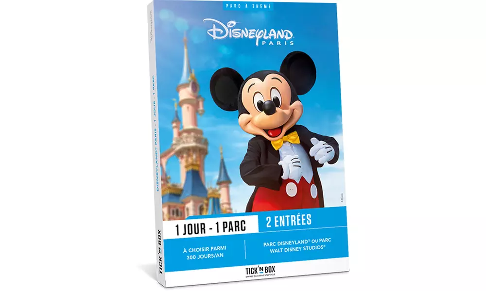 E-coffret Disneyland® Paris au choix pour 2 personnes avec Tick'n'Box - Primary Image