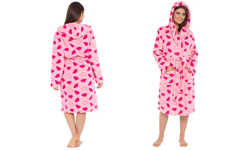 Image 3: Women's Cosy Lounge Robe