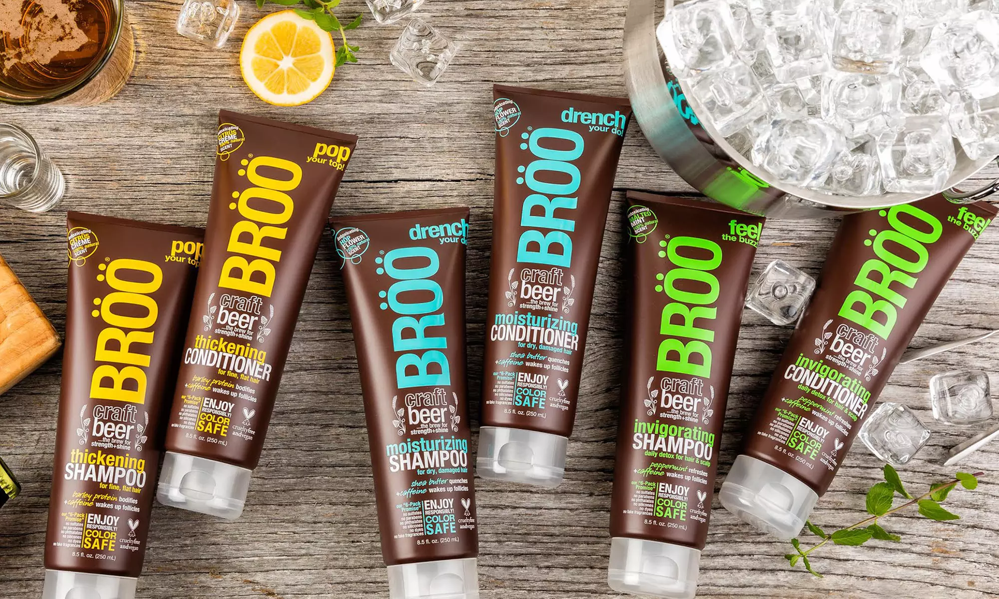 BRÖÖ Craft Beer Shampoo and Conditioner (1- or 2-Pack) - Primary Image
