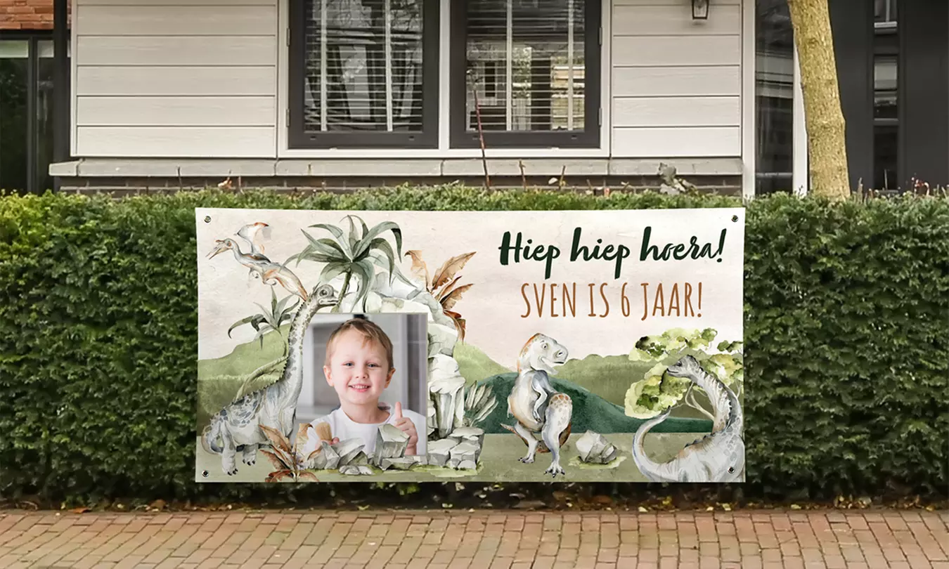 Spandoek met eigen ontwerp
