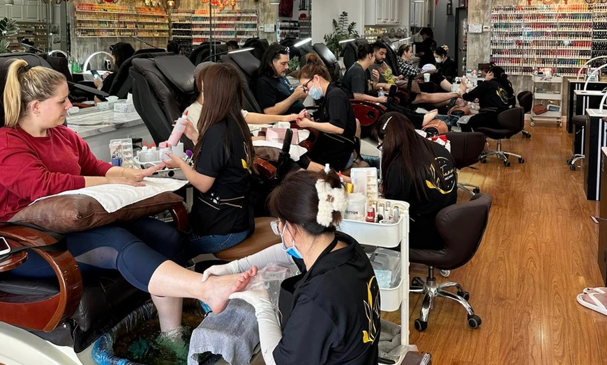 Image 8: Get a Full Set of Acrylics, Gel Mani & Pedi for Stunning Nails