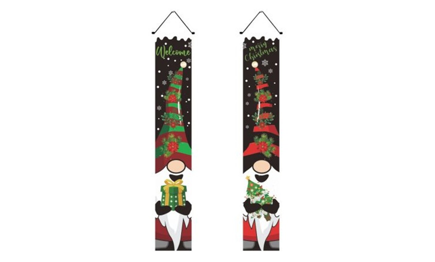 Image 7: Hanging Christmas-Themed Banners