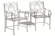 Heart Metal Garden Set of Table and Two Chairs - Image 2