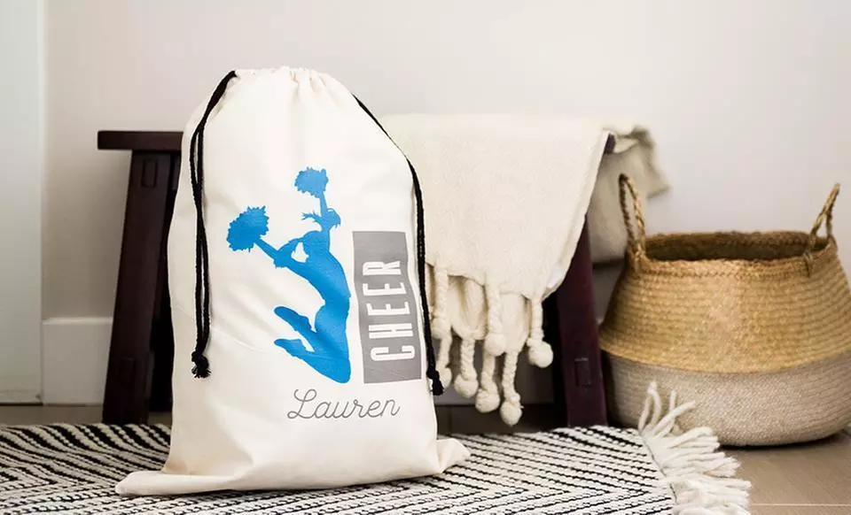 One, Two, Three, Five, or Ten Personalized Jumbo Sports Bags from Qualtry (Up to 87% Off) - Second Medium
