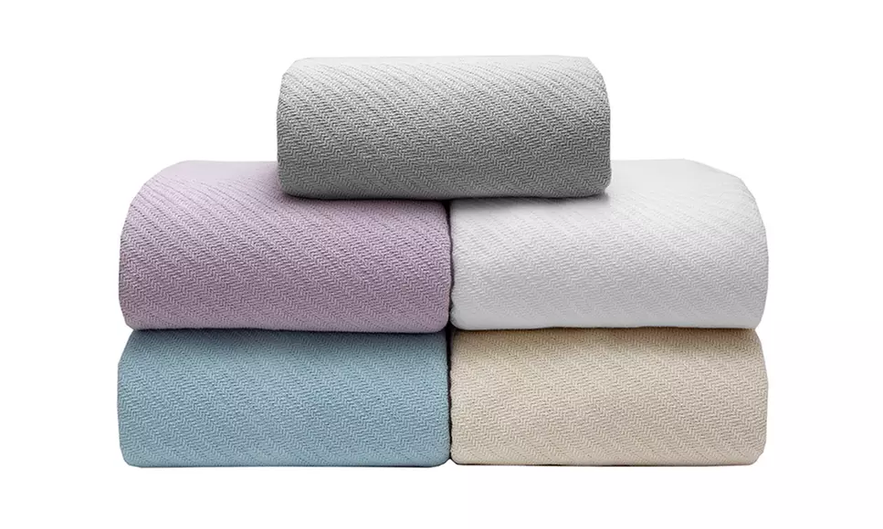 100% Organic Cotton Lightweight Blanket - Primary Image