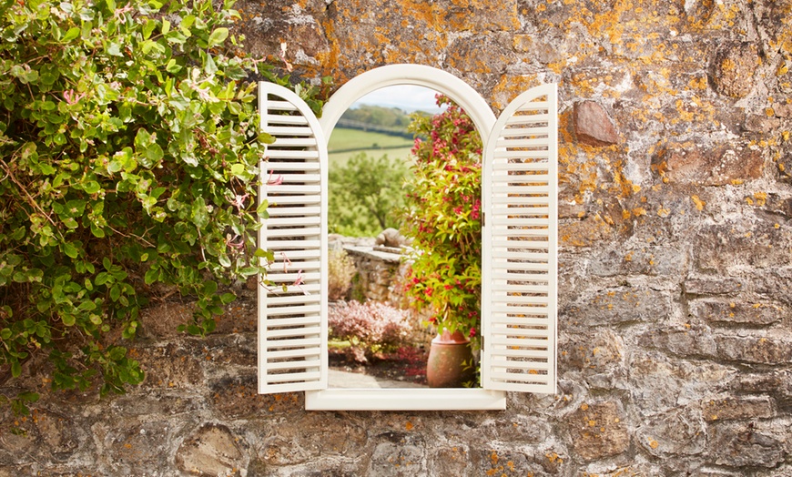 Image 5: Decorative Outdoor Garden Mirror