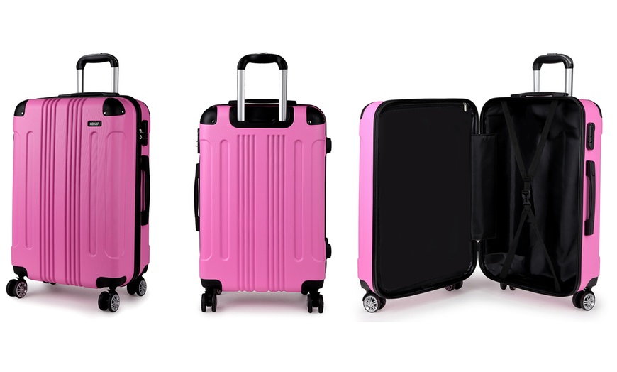 Image 8: Kono ABS Luggage Set