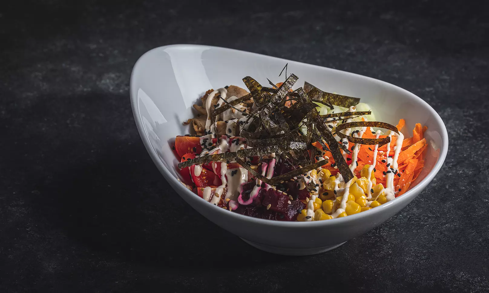 Menú fusión para 2 personas con entrante, principal, postre y bebida