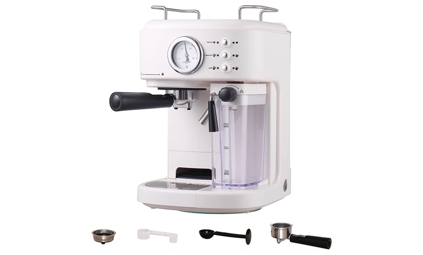 Image 3: HomCom Coffee Machine