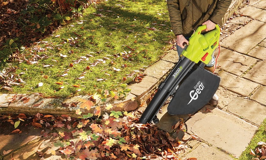 Image 2: Garden Gear 3500W 3-in-1 Blower, Vacuum and Shredder