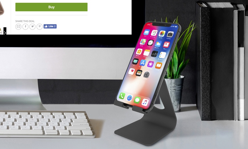 Image 3: Angled Stand for Mobile Devices