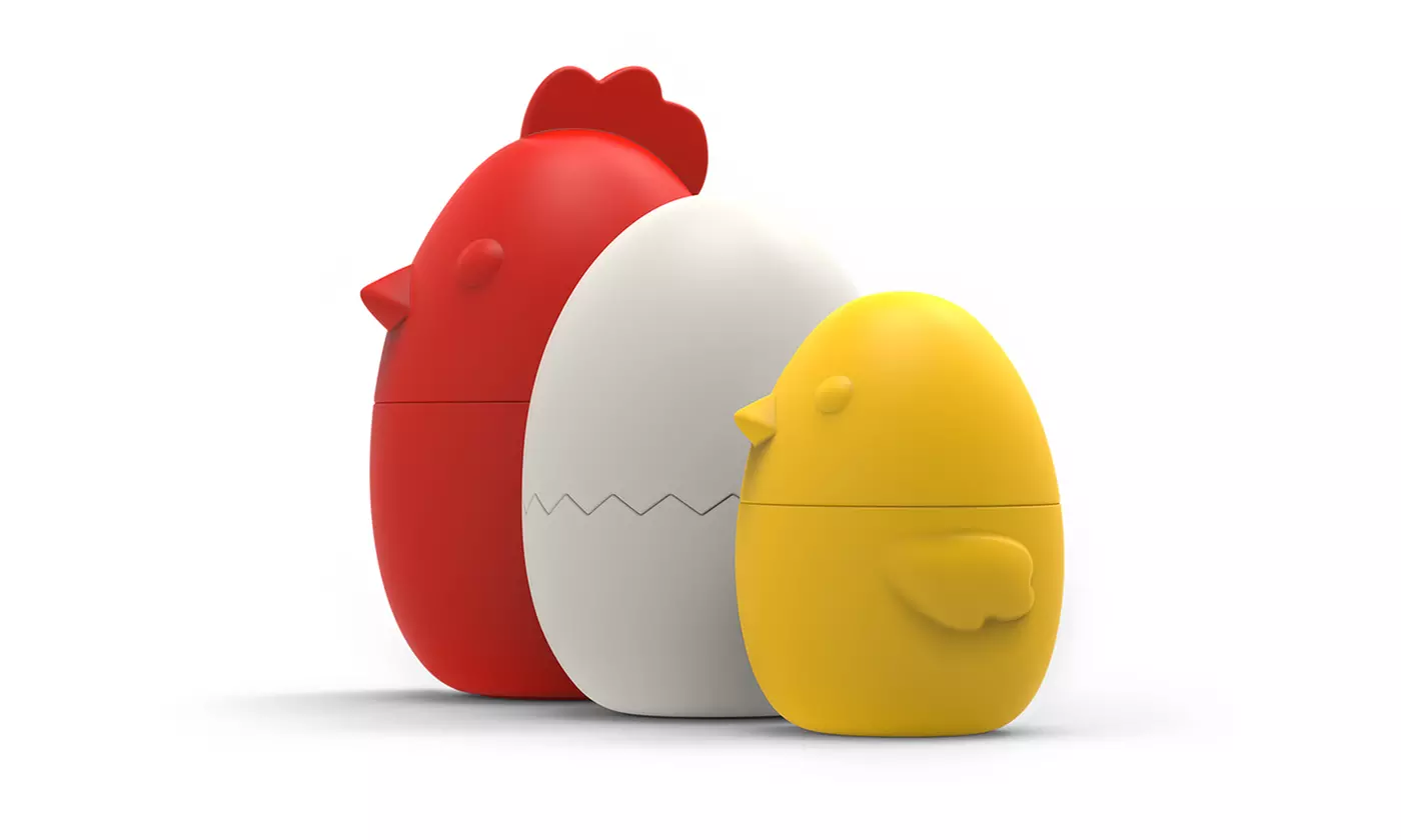 Nested Chick Egg Measuring Cups - Primary Image