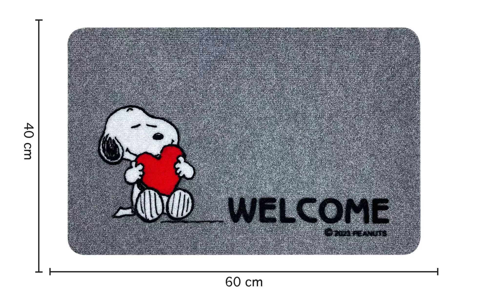 Eingangsmatte mit Snoopy-Motiv