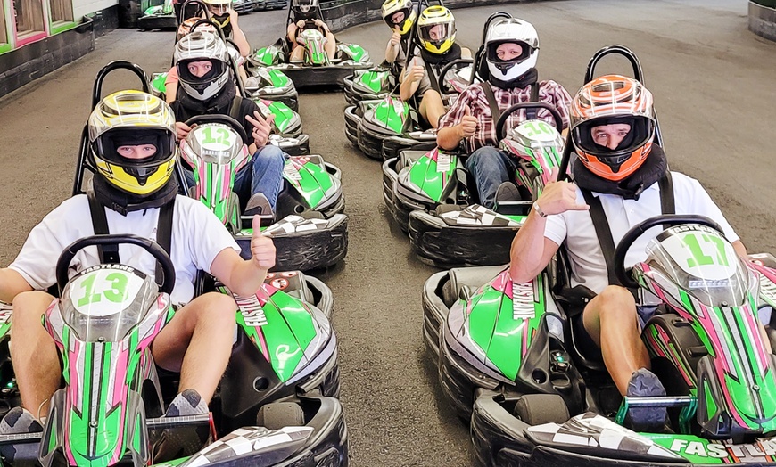 Image 2: Two Go-Kart Races and a Pit Pass at Fast Lane Indoor Kart Racing