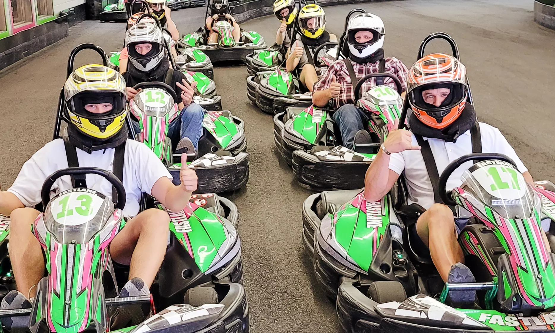 Two Go-Kart Races and a Pit Pass at Fast Lane Indoor Kart Racing