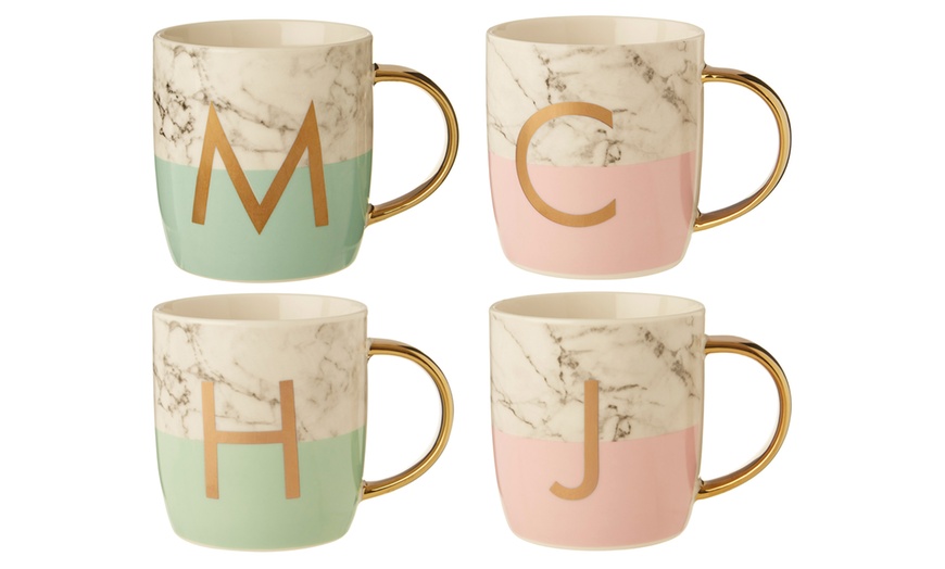 Image 1: Premier Housewares Monogram Mug